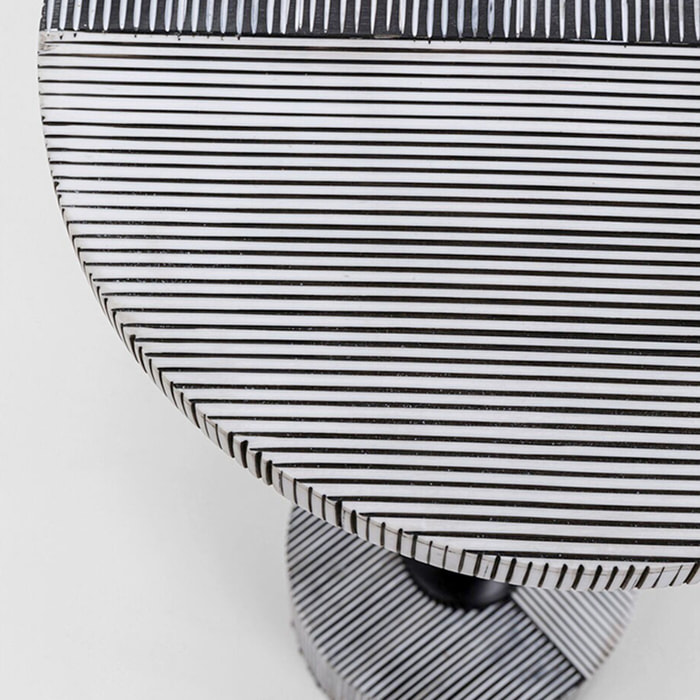 Table d'appoint Domero Double 25cm noire Kare Design