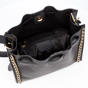 Barano bolso de hombro mujer. Piel auténtica Dollaro.