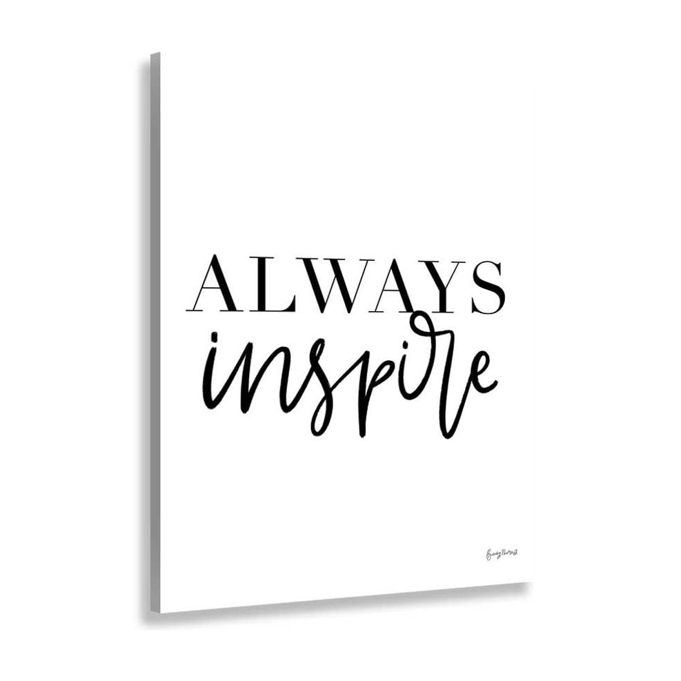 Tableau always inspire Toile imprimée