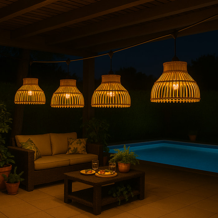 Guirlande connectable AMELIA 7xE27 6M