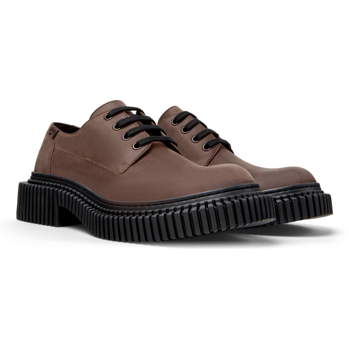 Zapatos de cordones - CAMPER Pix Berlin - Marron - Nubuck