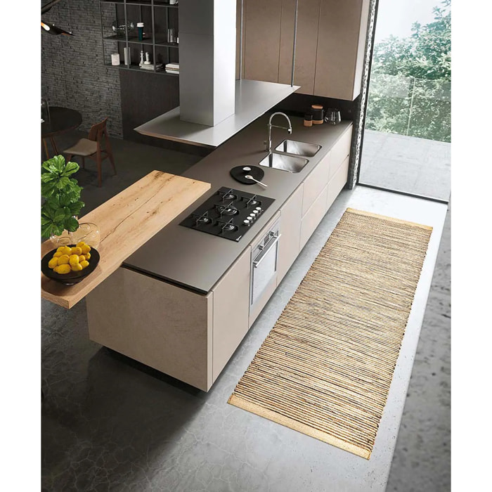 Tappeto Multiuso Beige Ingresso Cucina Bagno