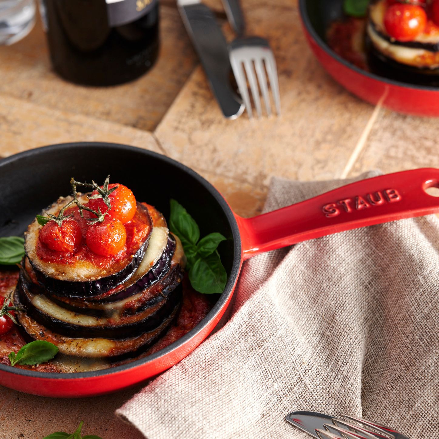 Poêle 16 cm, Fonte, Cerise