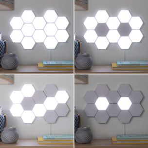 Set di Pannelli LED Modulari Magnetici e Touch Tilight InnovaGoods (Pacco da 3)