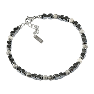 Bracciale U.S. Polo Assn. In acciaio con pietre