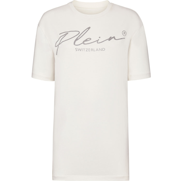 PHILIPP PLEIN T-Shirt Round Neck SIGNATURE