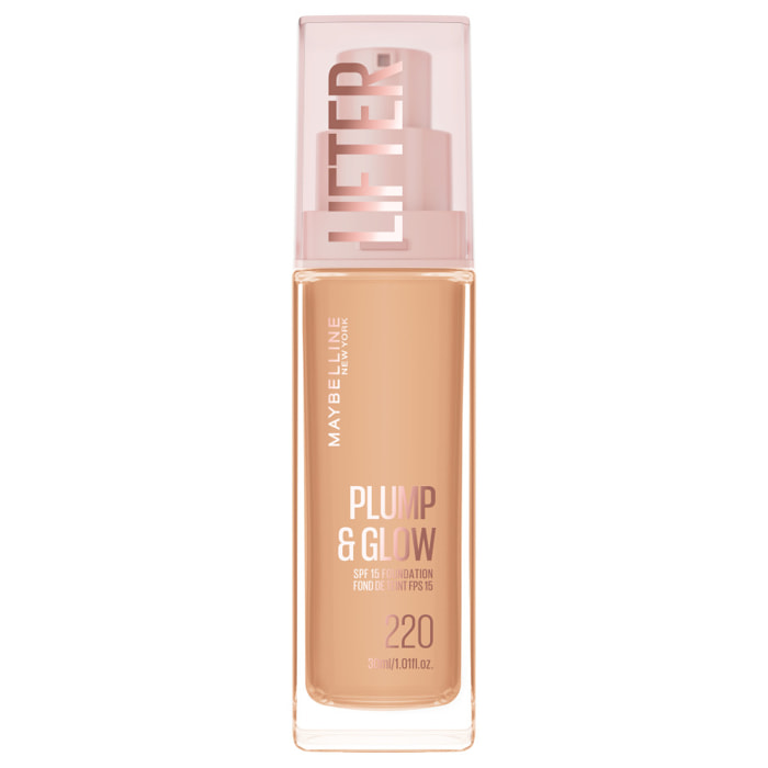 Maybelline New York Lifter Plump & Glow Foundation 220 30 ml
