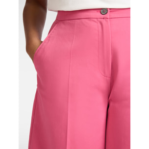 Elena Mirò - Bermudas sartoriales en mezcla de algodón - Fuchsia