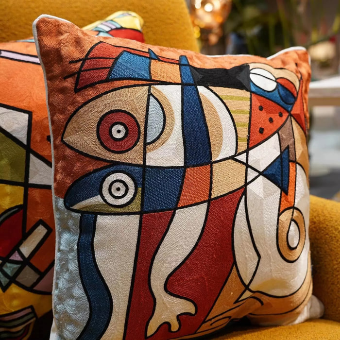 Coussin Art Line Shapes Kare Design