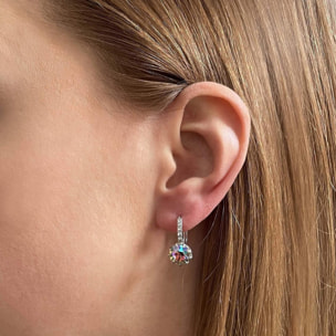 Pendientes Brilliance adornado con cristales de Swarovski