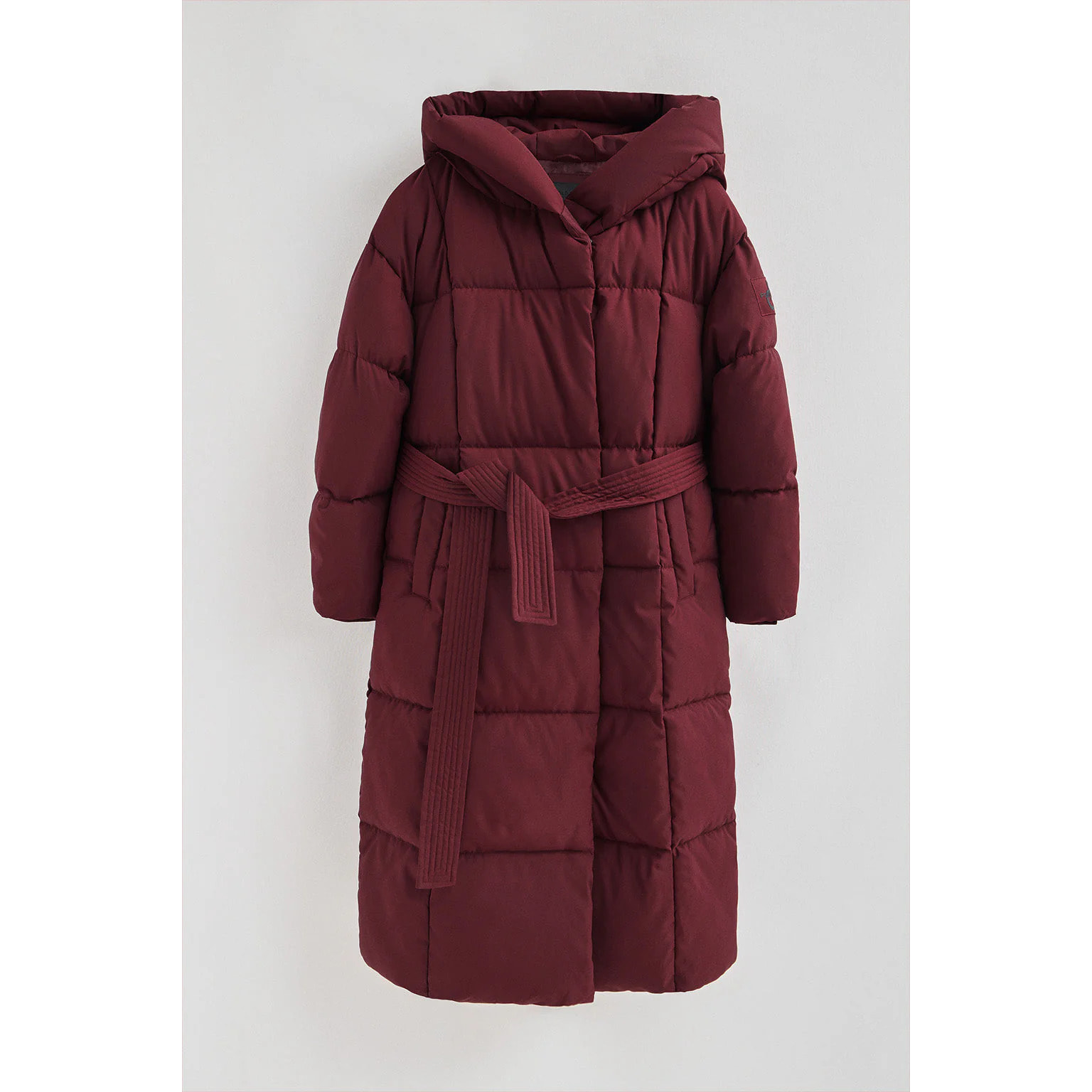 Abrigo Guada Long granate con logo Polo Club