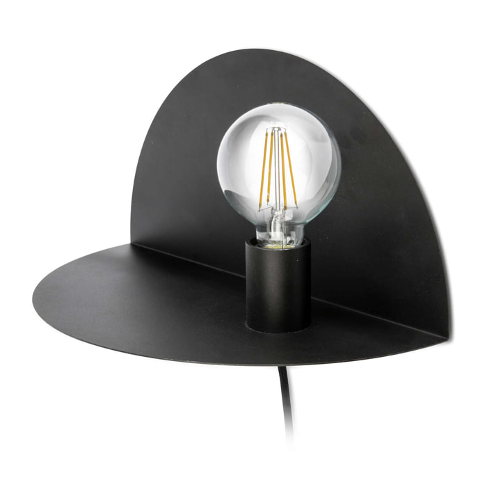 NIT Lampe applique droite noir