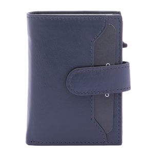 Portafoglio  da uomo In Vera pelle Made in Italy 7,5x10x2,5 cm