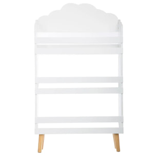 Bibliothèque enfant "Douceur" nuage blanc H100cm