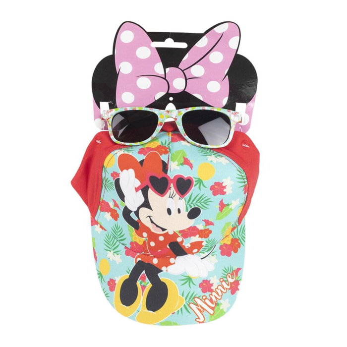 Set Cappellino ed occhiali Minnie Lei Disney Multicolor