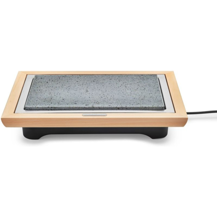 Pierre à cuire LAGRANGE Grill' Pierre® Deluxe bois clair à poser, 37.3x23.4 cm