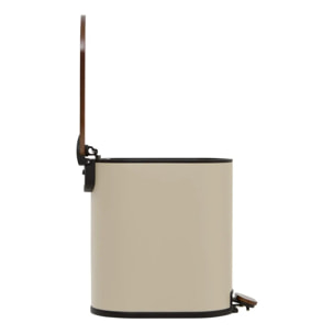 Poubelle Argileo ovale 5L beige