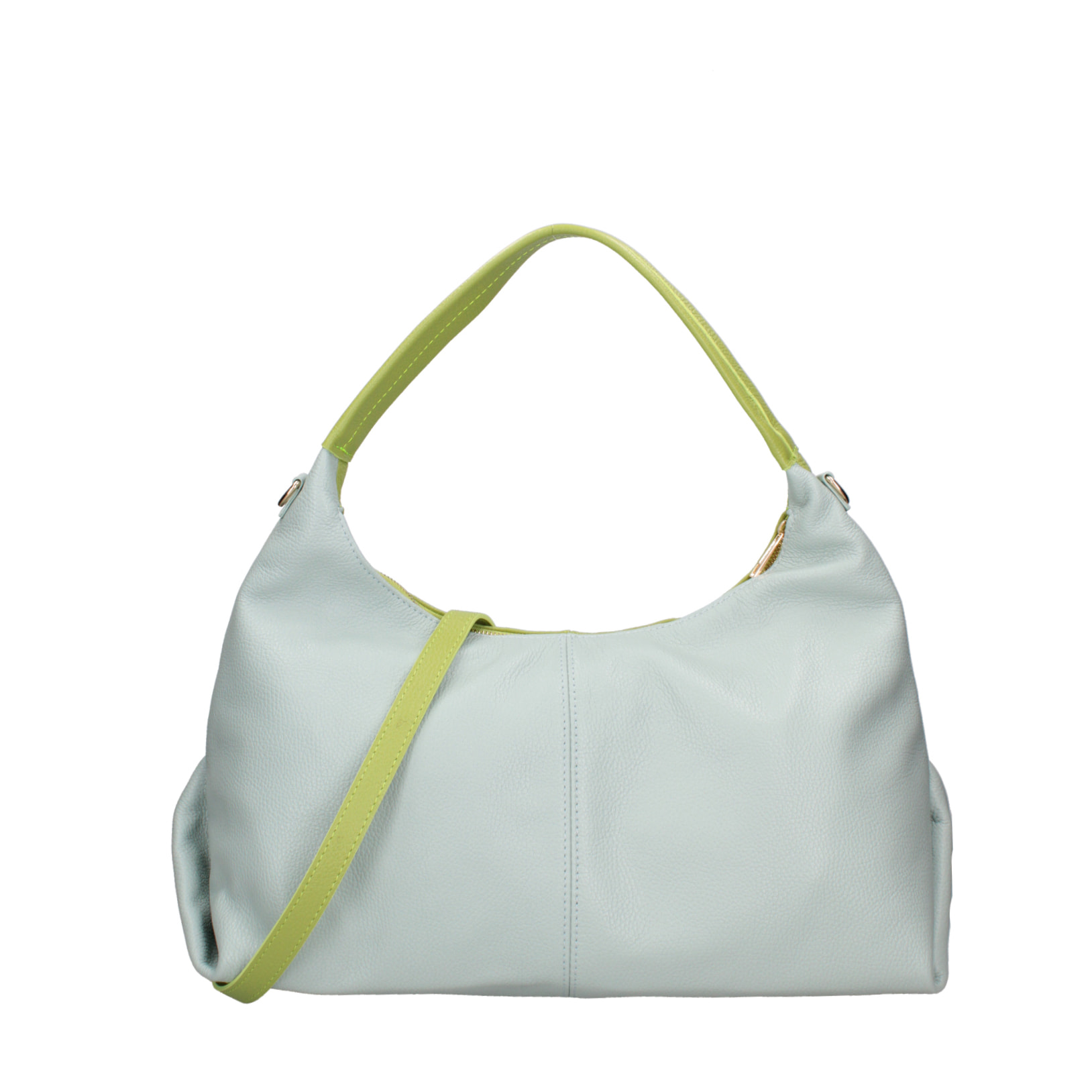 Borsa a spalla da donna In Vera pelle Made in Italy 45x30x16 cm