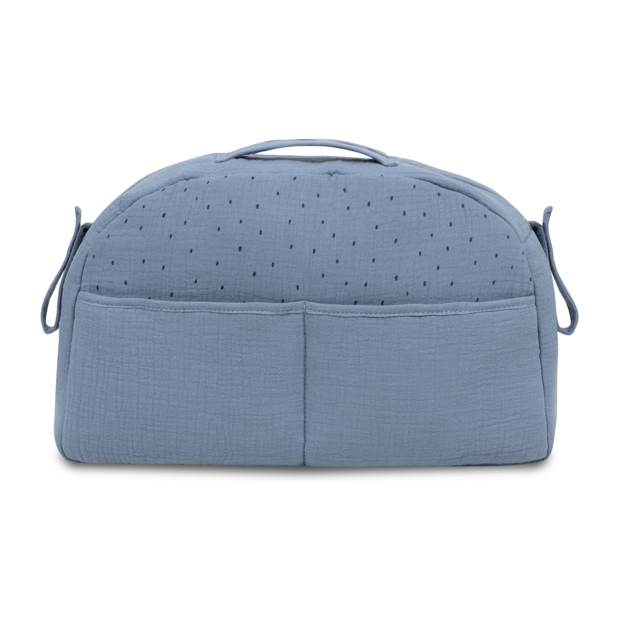 Bolso Maternal Muselina Puntos