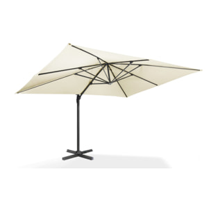 Parasol Sombra 360° rectangle avec housse de protection