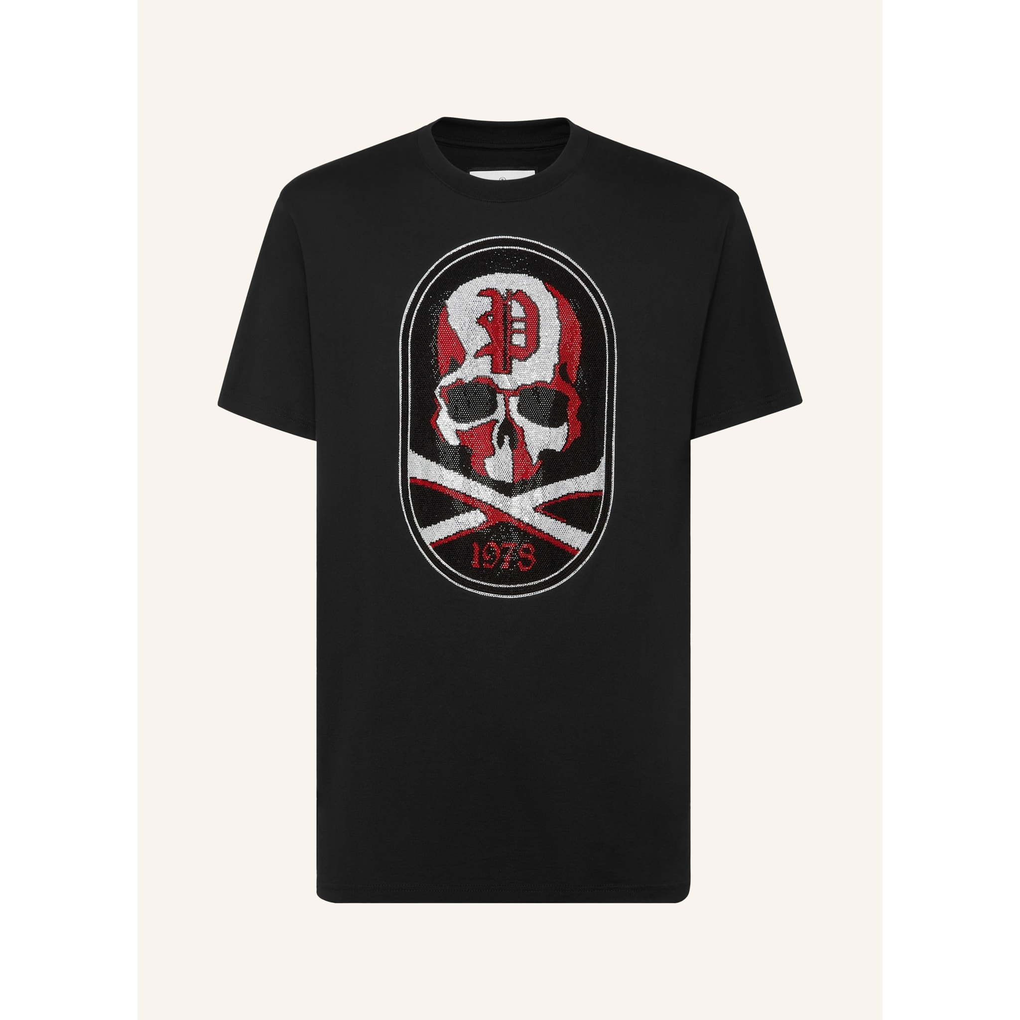 PHILIPP PLEIN Maglietta a girocollo SKULL&BONES