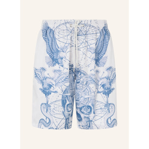 PHILIPP PLEIN Nylon Shorts Tattoo