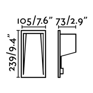 SOUN 105 Lampada incasso bianco