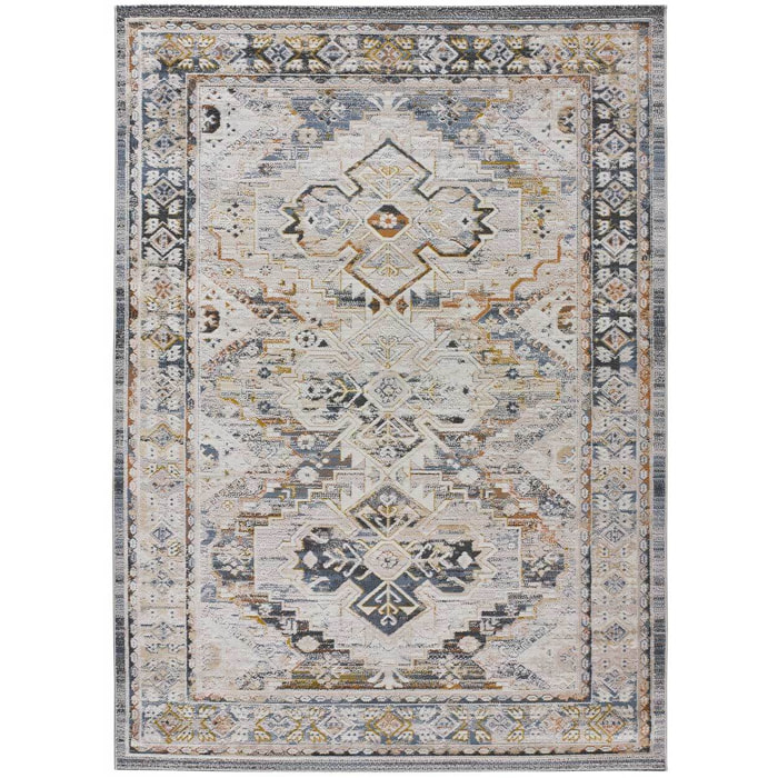 SPRINGS Alfombra estilo vintage de pelo corto multicolor, varias medidas disponibles