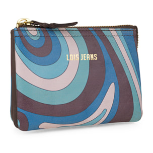 Monedero Piel Mujer Lois Mirage Turquesa