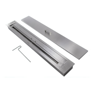 Bloque de combustión tamaño grande con fibra cerámica y regulador de llama F96120 PURLINE 6000 W