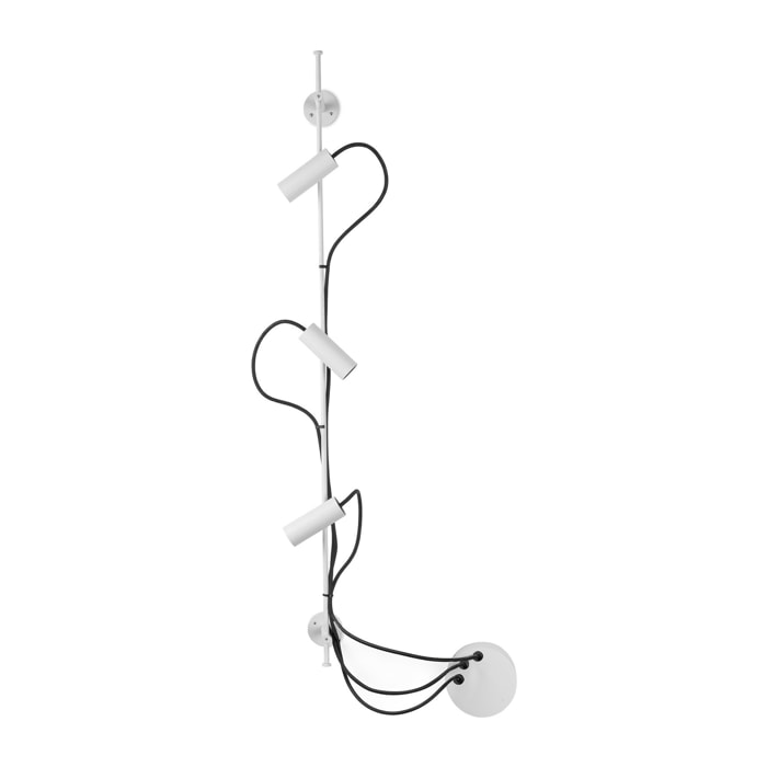 CLAP Applique/plafonnier linéaire blanc 3x6W 3000K 38º