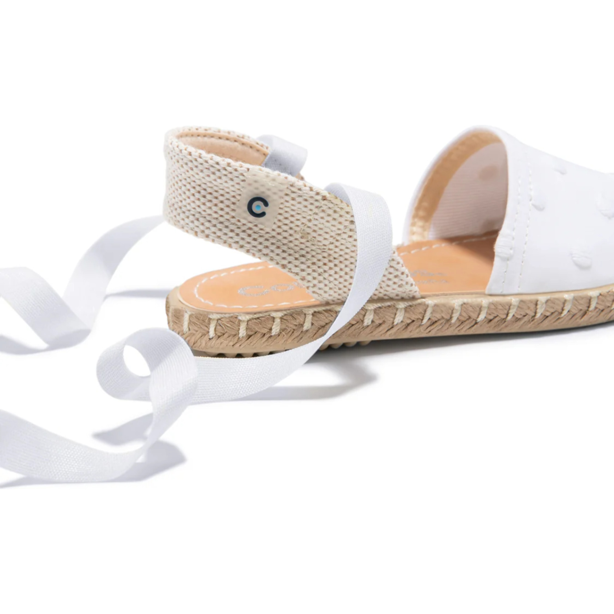 Conguitos - Sandali estivi in juta con zeppa per bambina comodi