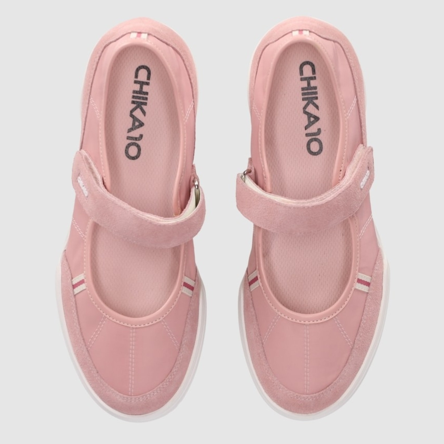Zapatos de Tejido - Nude - Tacón: 1 cm