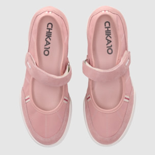 Zapatos de Tejido - Nude - Tacón: 1 cm