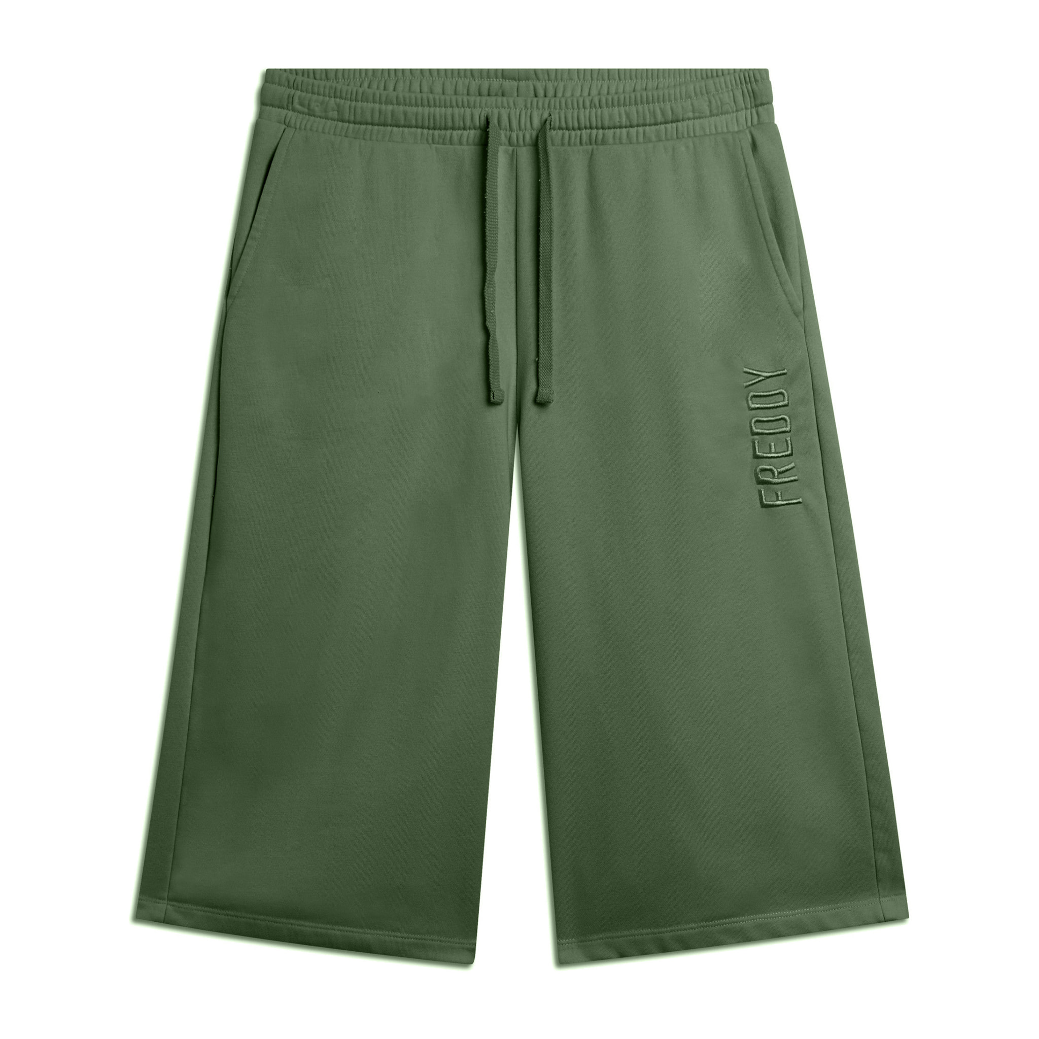 Pantaloni Bermuda Oversize con ricamo FREDDY