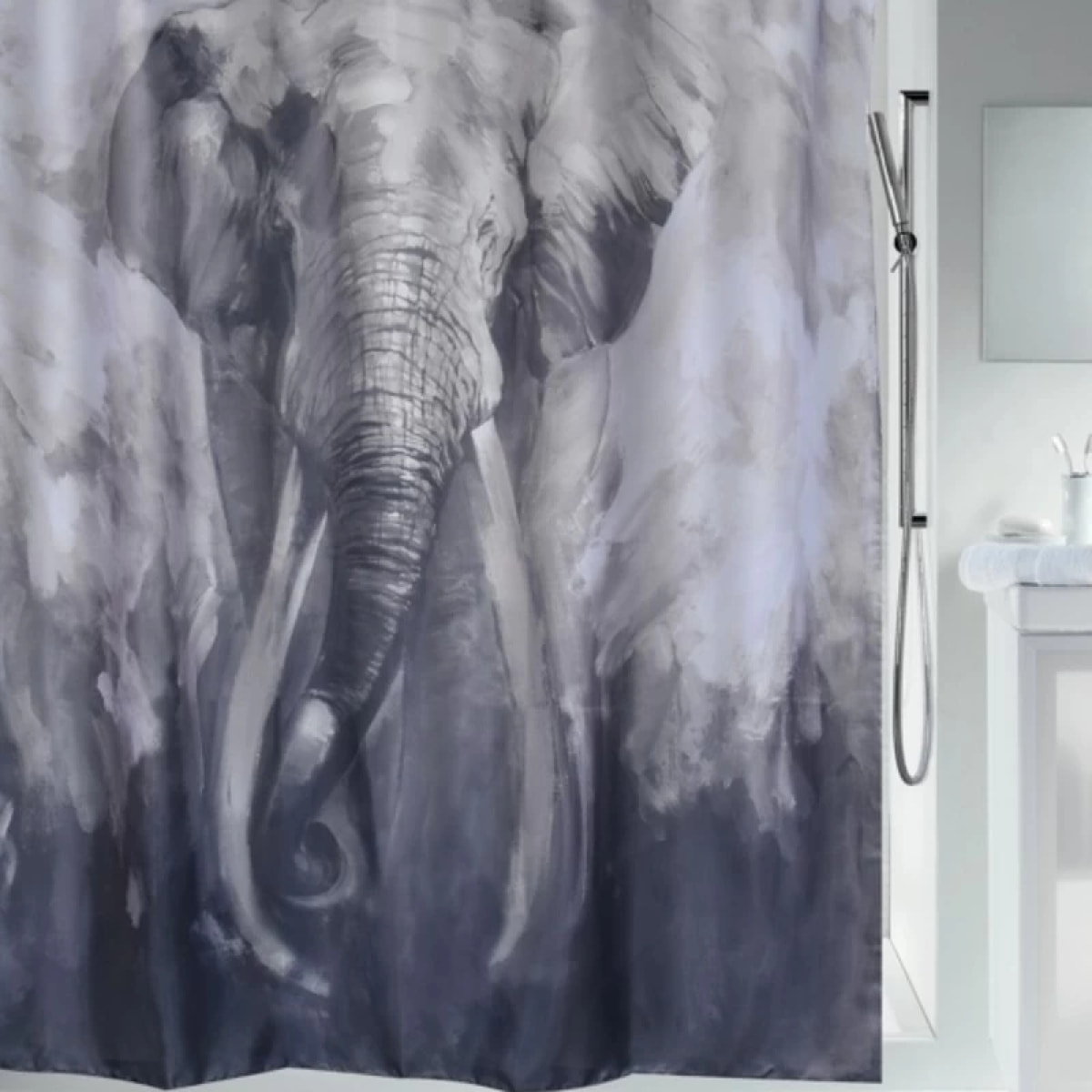 Rideau de douche Polyester ELEPHANT 180x200cm Spirella