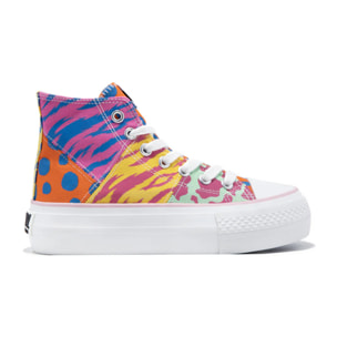 Zapatillas Altas Patchwork Multicolor B&W