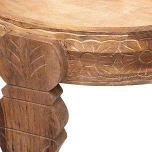 Table d'appoint "Gypsy" - bois de manguier D51 cm