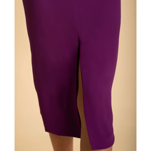 Falda midi de tubo elegante