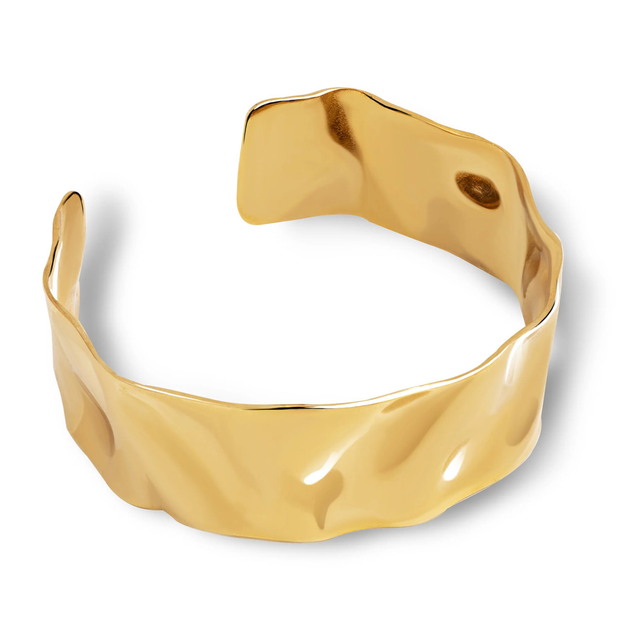 Brazalete Marea Acero Baño Oro