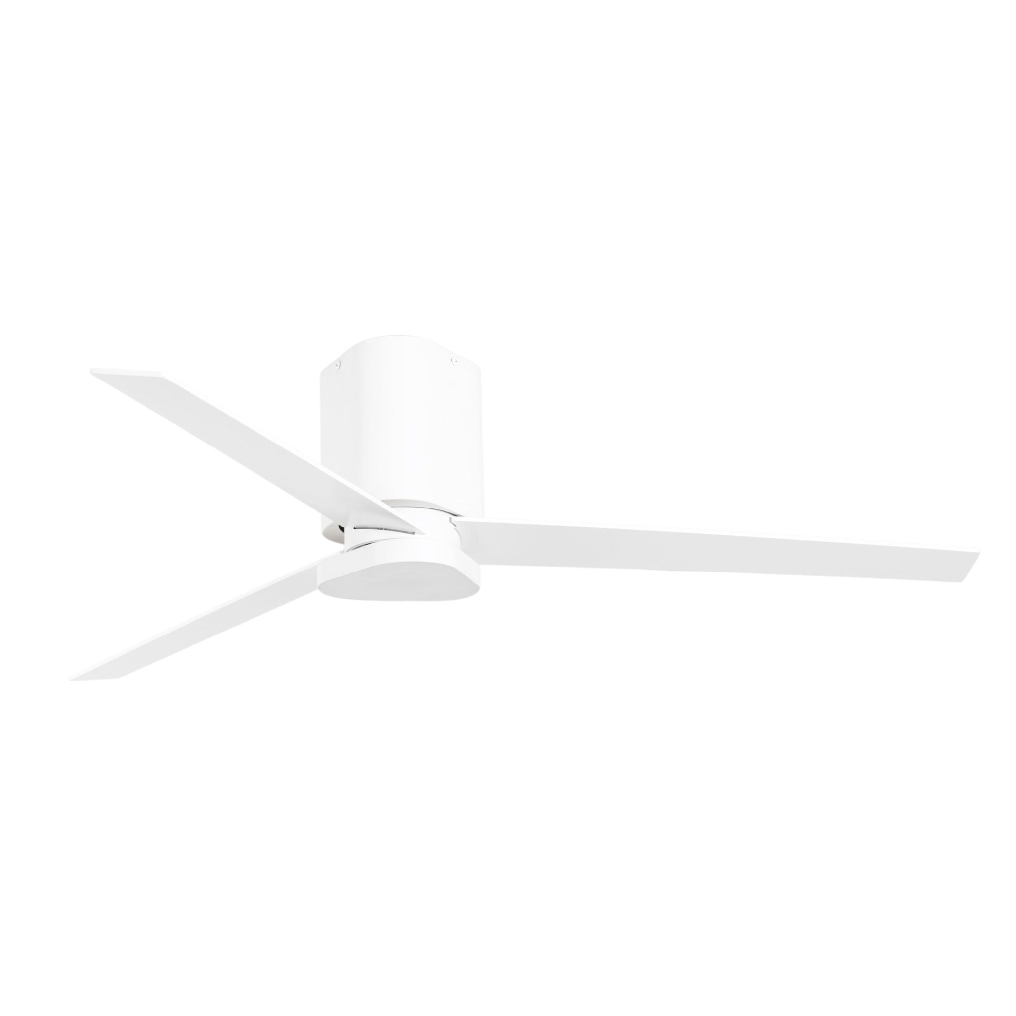 Forlight - Ventilador PLEGO Acero, PMMA Blanco palas Madera clara, OPAL