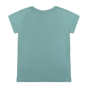 T-shirt da bambina in cotone Leone Summer