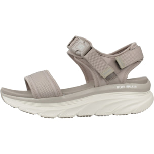 Sandalias Mujer Dlux Walker Marron