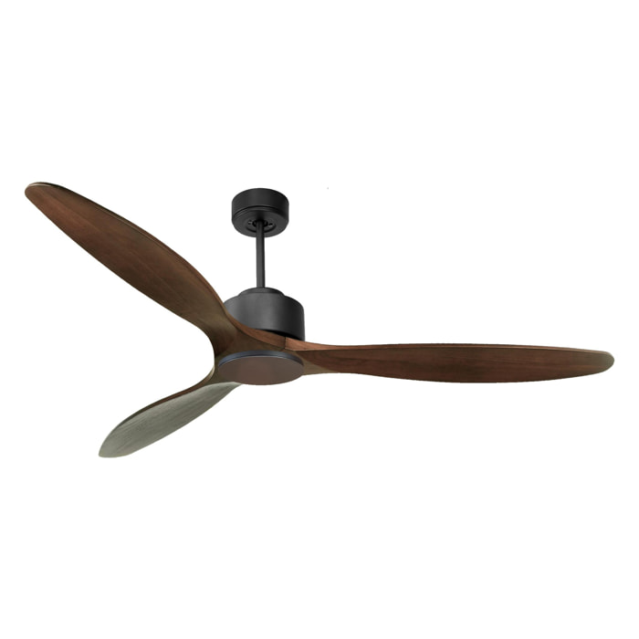 Ventilateur de plafond ø166 cm avec Wifi Réversible Hypersilence 40   W Noir