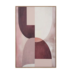 Cuadro Abstracto 50% Pintado A Mano 83x4x123 Cm