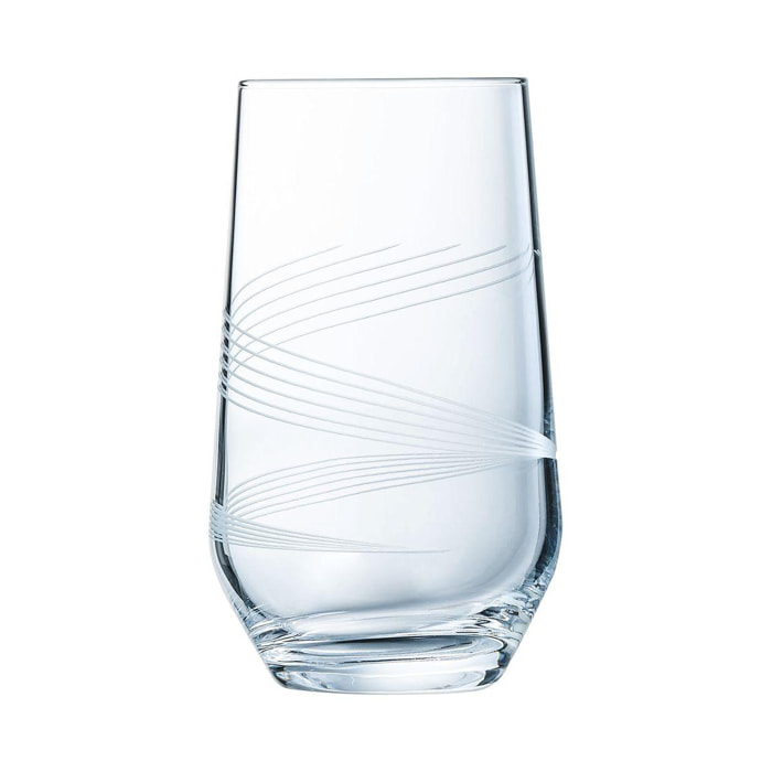 4 verres hauts 40cl Intense - Cristal d'Arques - Ultra résistant