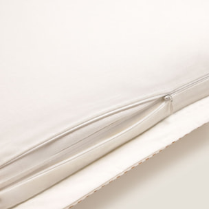 Funda de cuadrante algodón pespuntes Criri color blanco 100% Algodón