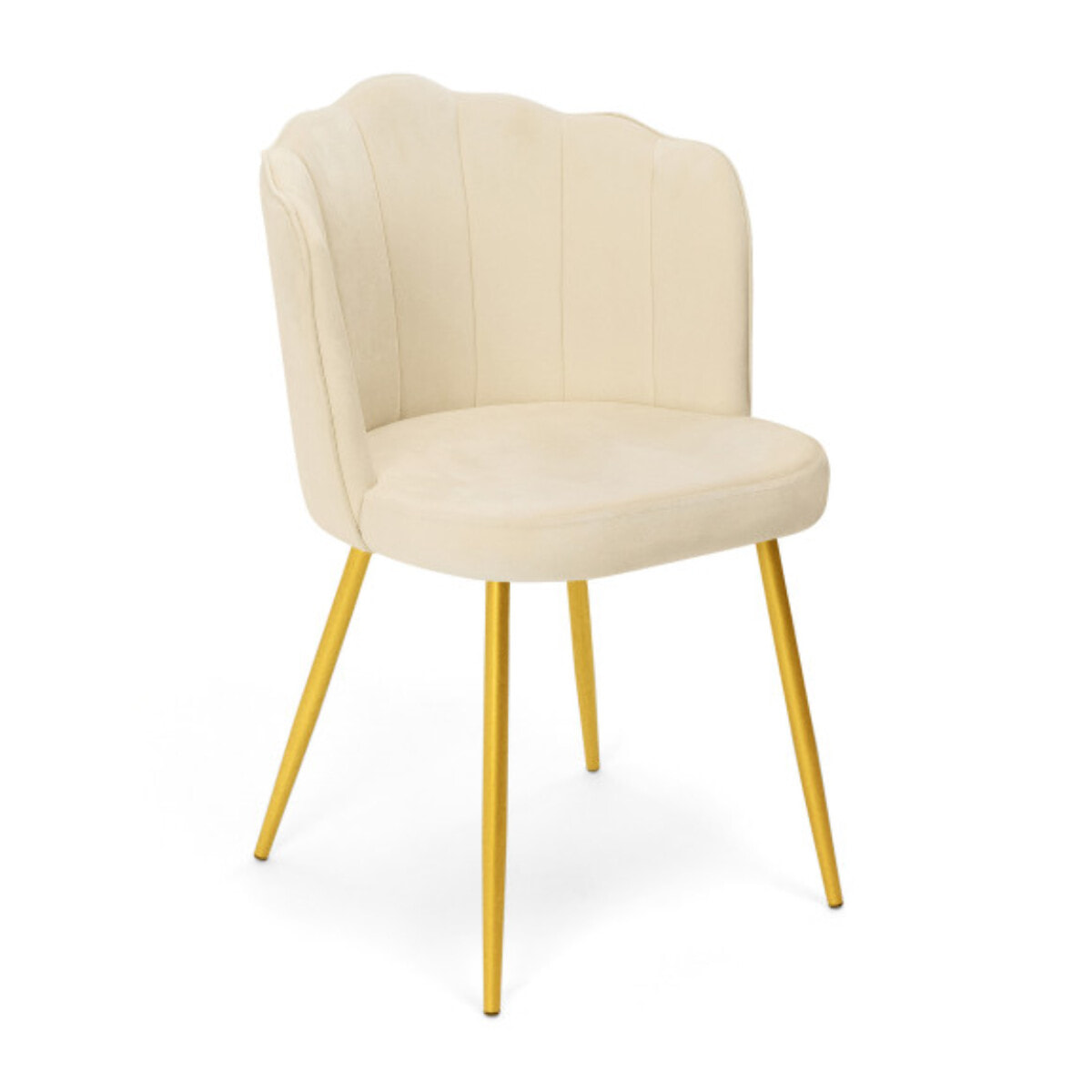 Chaises Arielle pieds dorés