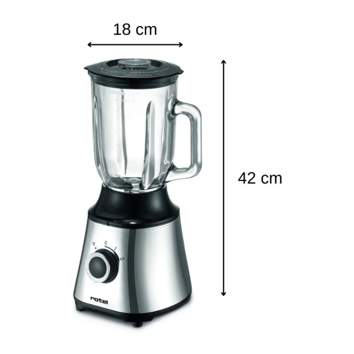 Robot mixeur blender 1,5 litres Rotel