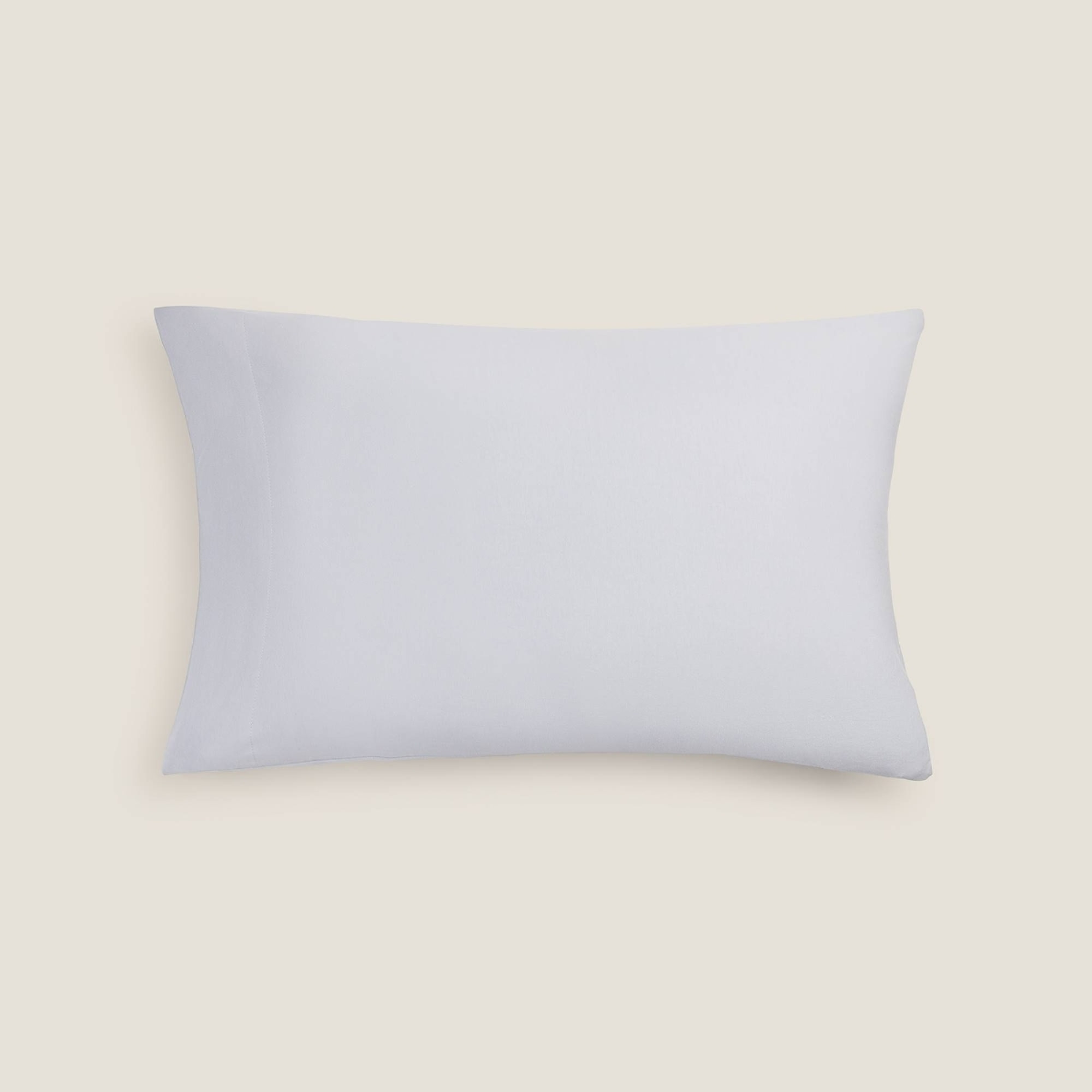 Funda almohada punto algodón Puntib color azul